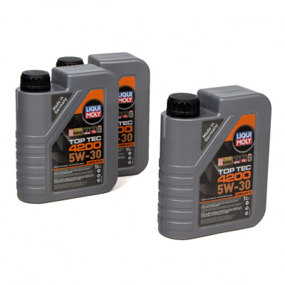 Set 3 Buc Ulei Motor Liqui Moly Top Tec 4200 Longlife III 5W-30 1L 8972 foto