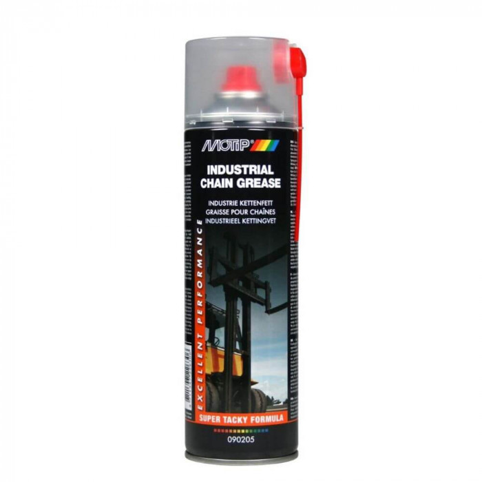 Spray Lubrifiant pentru Lanturi Motip Chain, 500 ml, Spray Lubrifiant pentru Lanturi Motip, Solutii Spray pentru Lubrifiere Lanturi, Solutii Lubrifier