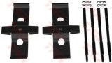 Set accesorii, placute frana AUDI A8 (4D2, 4D8) (1994 - 2002) TRW PFK484