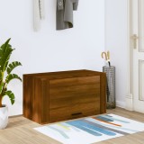 VidaXL Pantofar de perete, stejar maro, 70x35x38 cm, lemn prelucrat