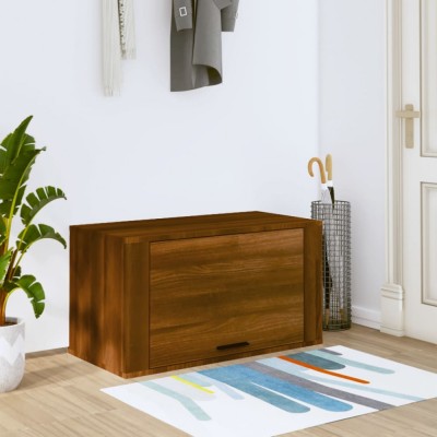 vidaXL Pantofar de perete, stejar maro, 70x35x38 cm, lemn prelucrat 821019 foto