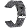 Curea material textil, compatibila cu Huawei Watch Ultimate, Telescoape QR, 22mm, Grainsboro Gray, VD Very Dream