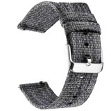 Curea material textil, compatibila cu Huawei Watch Ultimate, Telescoape QR, 22mm, Grainsboro Gray
