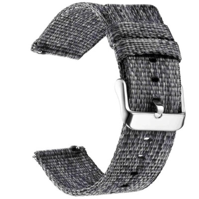 Curea material textil, compatibila cu Amazfit GTR 4, Telescoape QR, 22mm, Grainsboro Gray foto