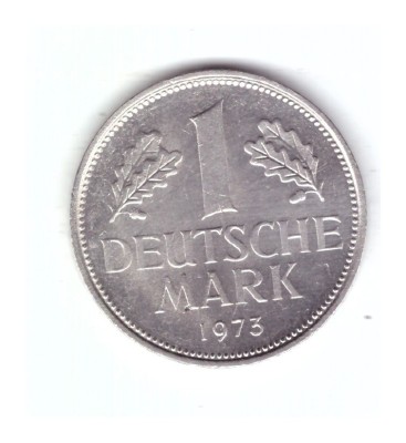 Moneda Germania 1 mark/marca 1973 F, stare foarte buna, cu luciu foto
