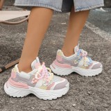 Sneakers dama chunky, stil streetwear, Multicolor - 38