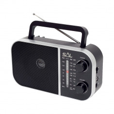 Radio portabil AM-FM-SW cu 3 benzi AC/DC SAL RPR 8