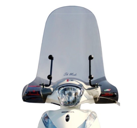 Parbriz mare transparent Honda SH 125 ANC i Mode (13-16) &ndash; SH 125 ANC i Mode (17-19) 4T LC 125cc
