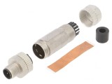 Mufă M12 4 PIN Ethernet IP65 250V