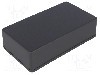 Carcasa ABS, 63mmx113mmx31mm, IP54, HAMMOND - 1591XXBSBK