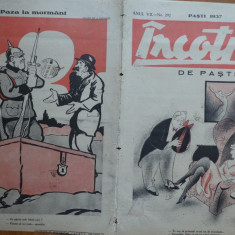 Revista Incotro ? numar festiv de Pasti, 1937, desen de Anestin