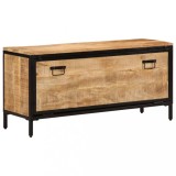 Cumpara ieftin Dulap pentru &icirc;ncălțăminte 110x35x53 cm lemn masiv de mango brut