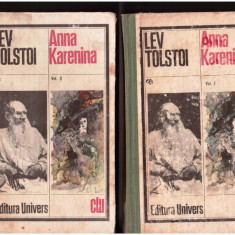 anna karenina 2 volume cartonate de lev tolstoi clu editura univers 1980