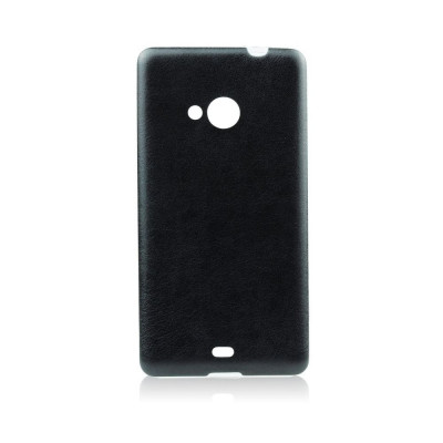 Husa HUAWEI Y635 - Leather Case (Negru) foto