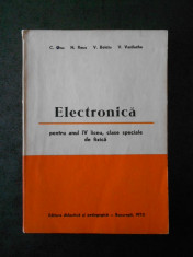C. ONU, N. REUS, V. BOICIU - ELECTRONICA (manula anul IV liceu) foto