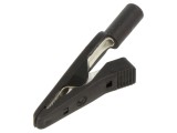 Bornă crocodil 8A 60VDC neagră