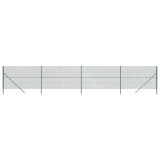 Cumpara ieftin Gard de plasa de sarma, verde, 1,4x10 m