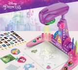Proiector pentru desen Disney Princess cu 32 imagini si markere