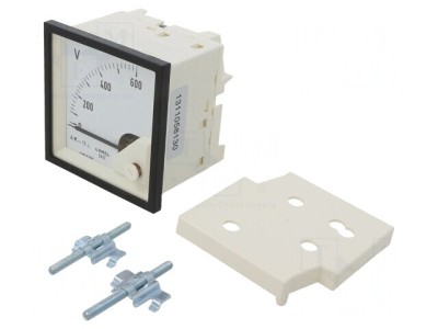 Voltmetru Panou True RMS 0-600V 40-72Hz foto