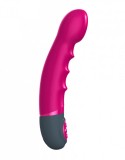 Vibrator Too Much, 10 Moduri Vibratii, 5 Intensitati, Silicon, Roz, 20.5 cm