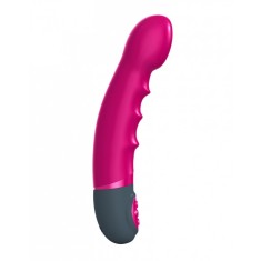 Vibrator Too Much, 10 Moduri Vibratii, 5 Intensitati, Silicon, Roz, 20.5 cm