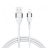 Cablu Date si Incarcare USB-A - Lightning BWOO X280L, 15W, 1m, Alb
