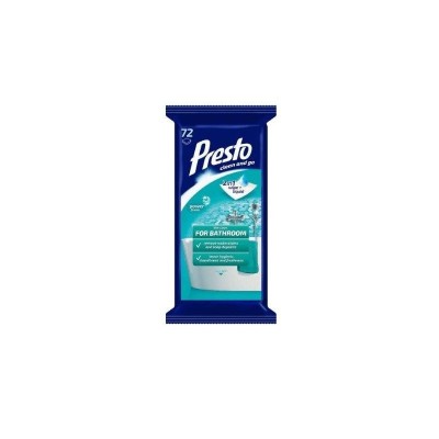Servetele Umede pentru Baie PRESTO, 72 Buc/Set foto
