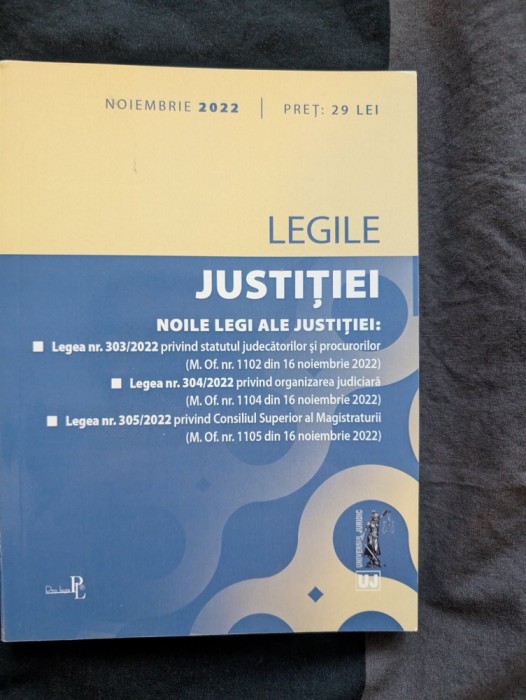 Legile justiției