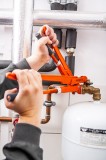 Cheie pentru tevi 1.5 inch NEO TOOLS, 425 mm, cap la 90&deg;