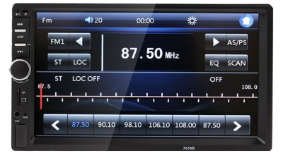 Mp5 Player Auto pentru masina, Functia Touchscreen, 1080p Format Video, Ecran generos de 7 inch, Rezolutie 800 x 480 Pixeli, Interfata USB / TF / AUX foto