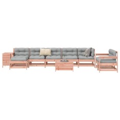 vidaXL Set canapele gradina, 10 piese, lemn masiv brad douglas foto