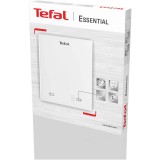 Cantar de bucatarie TEFAL Essential BC5054V0, capacitate 5 kg, functie TARA, unitati multiple (kg, g, ml, lb, oz), baterii incluse, alb
