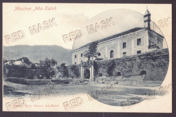 3164 - ADA-KALEH, Mosque, Litho, Romania - old postcard - unused