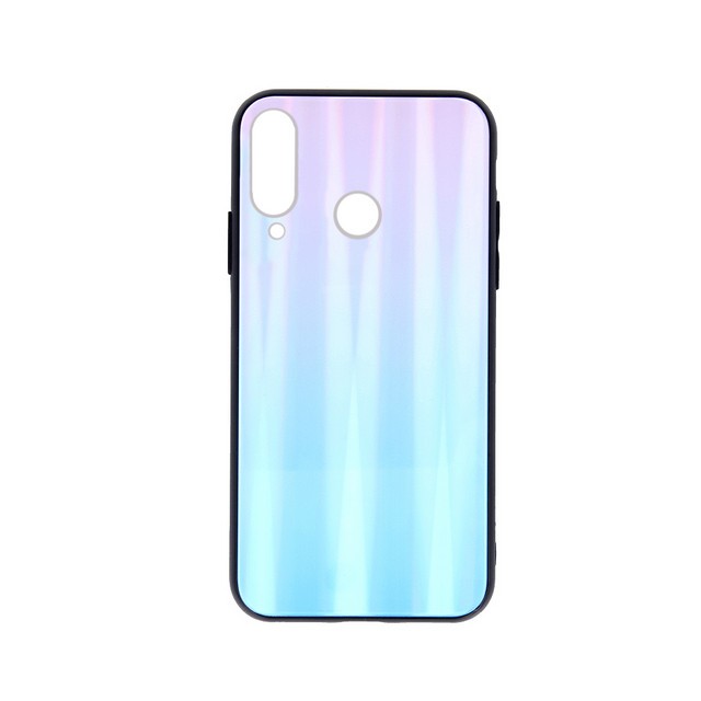Husa HUAWEI P40 Lite E - Ombre Glass (Albastru/Roz)