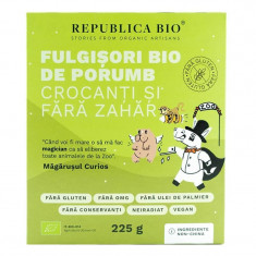 Fulgisori de Porumb Crocanti Fara Zahar Fara Gluten Bio 225 grame Republica Bio