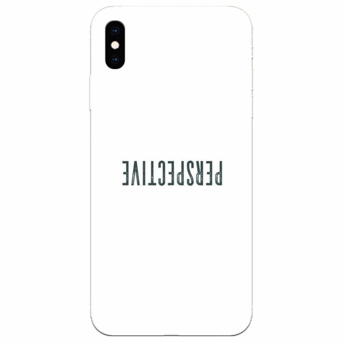 Husa silicon pentru Apple Iphone XS Max, Perspective