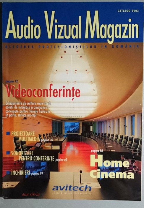 Revista/Catalog Audio Vizual Magazin 2003