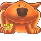 Animalute dragute. Lipeste si coloreaza. Cainele