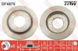 Disc frana MITSUBISHI PAJERO III Canvas Top (V6_W, V7_W) (2000 - 2006) TRW DF4870