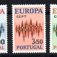 Portugalia 1972, EUROPA CEPT, serie neuzata, MNH