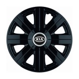 Set 4 Capace Roti, potrivite jantelor de R14, pentru Kia, model Cosmos Negru