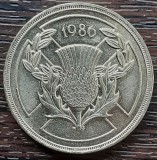 (S) MONEDE ANGLIA - 2 POUNDS 1986, A XIII-A EDITIE A JOCURILOR COMMONWEALTH