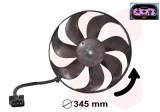 VAN WEZEL 5888744 Ventilator, radiator