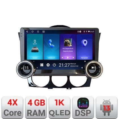 Navigatie Mazda RX8 2008-2011 Edotec 4+64 10.5 inch Incell 1K android Wifi 5Ghz gps internet CarStore Technology