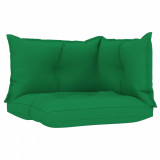 Perne pentru canapea din paleți 3 buc. verde, material textil