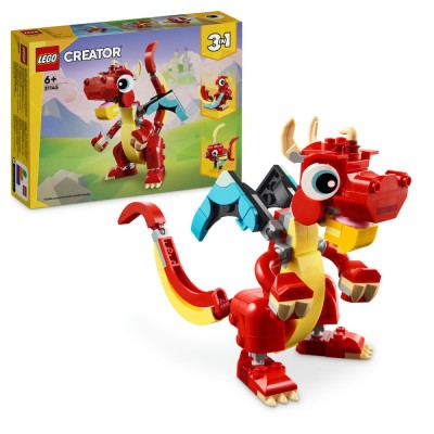 LEGO Dragon rosu Quality Brand foto