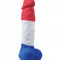 Dildo Realist Silicon Tricolor Edition 17.5 cm