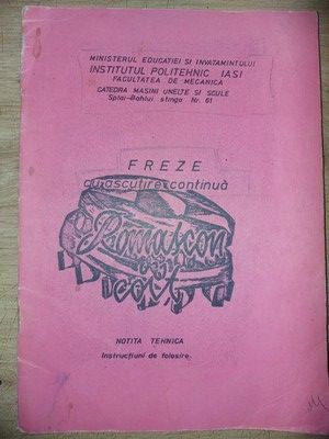 Freze cu ascutire continua