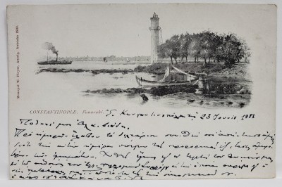CONSTANTINOPOLE , FANARAKI , CARTE POSTALA , CLASICA foto