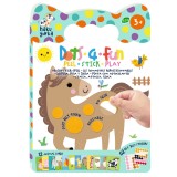 Set creativ dezlipeste, lipeste, joaca-te, Avenir, Dots4Fun, Animale de ferma